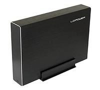 LC POWER 8,9 cm (3,5") SATAIII > USB3.1 LC-35U3-Becrux-C1 (Larghezza, Nero, 120 x 32 x 175 mm, Alluminio