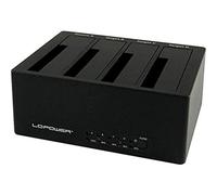 LC-Power LC-DOCK-U3-4B docking station per unità di archiviazione USB 3.2 Gen 1 (3.1 1) Type-A Nero [LC-DOCK-U3-4B]