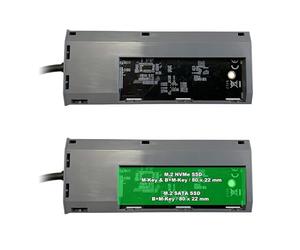 LC-Power LC-HUB-C-MULTI-7-M2 hub di interfaccia USB 3.2 Gen 1 (3.1 Gen 1) Type-C 5000 Mbit/s Antracite