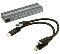 LC-Power M,2 LC-M2-C-MULTI-3 USB3,2 M,2-SSD-Gehäuse (NVMe e SATA)