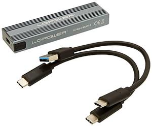 LC-Power M,2 LC-M2-C-MULTI-3 USB3,2 M,2-SSD-Gehäuse (NVMe e SATA)