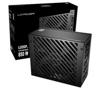 LC-POWER Platinum Serie 850W Alimentatore PC 80 PLUS Platinum | Full Modulare ATX 3.0 & PCIe 5.0 (12VHPWR) | Ventola Silenziosa 135mm | Cavi Piatti Neri | per Gaming PC, Workstation