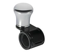 LC Revolve Pomello Volante In Alluminio Cromato Staffa Nera
