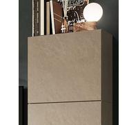 LC Spa Pensile cubo 1 Anta - Argilla - 55x50x30cm