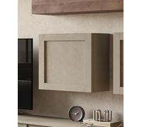 LC Spa Pensile cubo 1 Anta con Telaio - Argilla - 55x50x30cm
