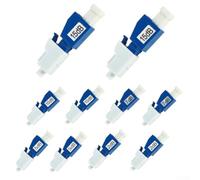 LC/UPC Attenuatore a fibra ottica 10-Pack con 2dB 5dB 7dB 10dB 15dB Opzioni per sistemi monomodali 1310nm 1550nm compatibile con comunicazione e data center