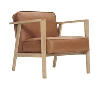 LC1 Poltrona Rovere/Pelle Cognac