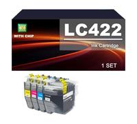 LC422 Cartuccia D'inchiostro Compatibile For Brother MFC-J5340DW MFC-J5345DW MFC J5740DW MFC J6540DW J6940DW