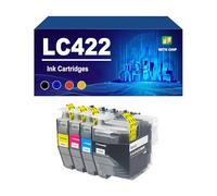 LC422 LC422XL Cartuccia D'inchiostro Compatibile Con Le Stampanti Per Brother MFC-J5340DW J5345DW J5740DW J6540DW J6940DW, Confezione Combinata Di Inchiostro Ad Alta Capacità.,LC422-1 set