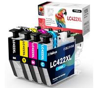 LC422 XL Cartucce d'inchiostro di ricambio per Brother LC-422XLVAL