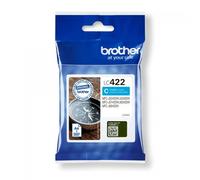 Cartuccia originale Brother LC422C Ciano