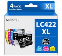 LC422XL Cartucce d'inchiostro compatibili con Brother LC422XL LC422 XL LC-422XLVAL per MFC-J5340DW MFC-J5345DW MFC-J5740DW MFC-J6540DW MFC-J6940DW (BK-3000/CMY-1500 pagine ad alta capacità)