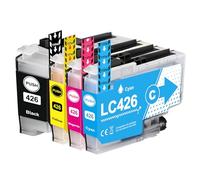 LC426 LC-426 LC-426VAL 4 Colori Cartucce di Inchiostro Compatibili Capacità Standard 3000 Pagine Nero, 1500 Pagine C M Y per Brother MFC-J4335DW MFC-J4340DW MFC-J4535DW MFC-J4540DW Stampante