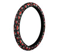 Skin-Cover, coprivolante elasticizzato in poliestere - Ciliegie - S - Ø 35/37...