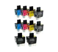 LC900 KIT 10 Cartucce Compatibili Nero+Colori Per Brother DCP-117C