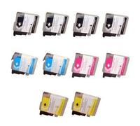 LC980 LC1100 KIT 10 Cartucce Compatibili Nero+Colori Per Brother DCP-197C