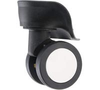 LCANALLYMS Ruote girevoli di Ricambio, Ruote, 2 Pezzi A08# for valigie e Bagagli silenziose for Trolley Nero - Facile Installazione C