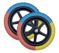 Lcarege Ruote per Bici da 2 Pezzi, Ruota per Bici da Equilibrio per Bambini in Schiuma Non Gonfiabile da 11 Diametro per Bambini, Ragazzi e Ragazze