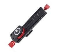 LCB-16M Macro Messa a fuoco Track Per Close Up Photoshoots Metallo Rotazione Panoramica Base Macro Messa a fuoco Track Slider