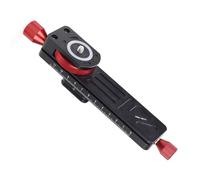 LCB-16M Macro Messa a fuoco Track Per Close Up Photoshoots Metallo Rotazione Panoramica Base Messa a fuoco Macro Track Slider Posizione Lente Regolabile