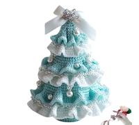 LCBKYDVM Beginner-Friendly Crochet Kit - Create DIY Christmas Ornaments with Hooks, Yarn, Beads & Step-by-Step Istruzioni per decorazioni e feste