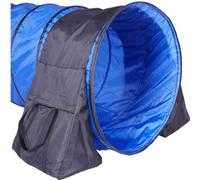 LCBKYDVM Borse da carico per tunnel di Agility, borsa da sella regolabile con maniglia, Oxford 600D nero, 66 x 40,6 cm, stabilità e resistenza