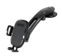 LCBKYDVM Universale Car Phone Mount with Suction Cup, 360 gradi Rotazione, One-Button Release Morsetto Downward Bending Design for Windshield and Dashboard Holder