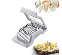 LCCOWOT - Affettatrice per uova sode, resistente, in acciaio inox, con corpo in alluminio, perfetta per uova, frutta, spam, funghi e molto altro ancora