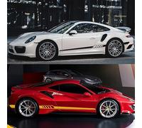 LccYanAi Adesivi per Auto, per Alfa Romeo Giulia Giulietta 159 156 Mito Stelvio 147,Porta Auto Entrambi i Lati Gonna Striscia Adesivi,Baule Posteriore,Yellow