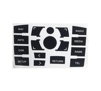 LccYanAi Auto Pulsante di Riparazione Adesivi per Audi A6 C6 4F 2004-2011,Radio,Climatico A/C,Finestra,Serratura della Porta,Trim Decal,Multimedia Type A