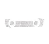 LccYanAi Auto Pulsante di Riparazione Adesivi per BMW 3Series X1 X3 E84 E90 F25 2010-2014,Radio,Climatico A/C,Finestra,Serratura della Porta,Trim Decal