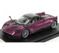 LCD 1/43 PAGANI HUAYRA ROADSTER 2018 VIOLA MODELLINO AUTO MODELLISMO STATICO