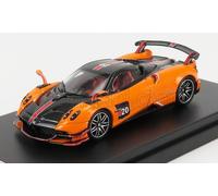 LCD 1/64 PAGANI HUAYRA BC ROADSTER 2017 ARANCIO NERO MODELLINO AUTO STATICO