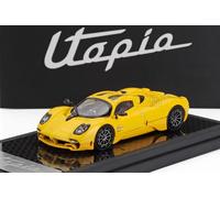 LCD 1/64 PAGANI UTOPIA 2022 GIALLO MODELLINO AUTO MODELLISMO STATICO DIECAST