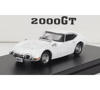 LCD 1/64 TOYOTA 2000GT COUPE 1967 BIANCO MODELLINO AUTO MODELLISMO STATICO