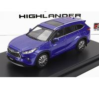 LCD 1/64 TOYOTA HIGHLANDER 2022 BLU MODELLINO AUTO MODELLISMO STATICO DIECAST