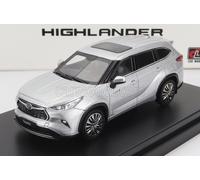 LCD 1/64 TOYOTA HIGHLANDER 2022 SILVER MODELLINO AUTO MODELLISMO STATICO DIECAST