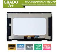 LCD 14.0 compatibile HP NV140FHM-N4T V8.2 30pin 1920x1080 Touch