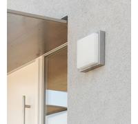 LCD Applique da esterno 046, sensore di movimento, acciaio inox LCD