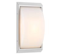 LCD Applique da esterno 052, acciaio inox, vetro, sensore di movimento LCD