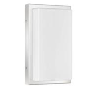 LCD Applique da esterno Julea, acciaio inox, sensore di movimento LCD