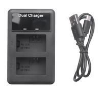 Lcd Caricabatteria Usb Doppio per Fw50 Np Fw50 Np-Fw50 Npfw50 Batteria Nex5947