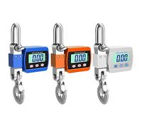 LCD Digital Display Cance Scala 0,05 500 kg Crane per ganci per peso elettronico industriale portatile con funzionalità di cambio unitario per il mercato dei materiali (Blu) (Arancia) (Bianco)