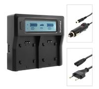 LCD Display Dual Digital Battery Charger per Sony NPF330 NP-F550 NP-F750 NP-F970