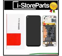 LCD DISPLAY FRAME ORIGINALE BATTERIA HUAWEI P40 LITE JNY-L21A JNY-LX1 TOUCH PINK