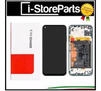 LCD DISPLAY FRAME ORIGINALE BATTERIA HUAWEI P40 LITE JNY-L21A LX1 TOUCH VERDE