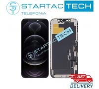 LCD DISPLAY INCELL per APPLE iPhone 12 / 12 PRO NERO SCHERMO FRAME TOUCHSCREEN