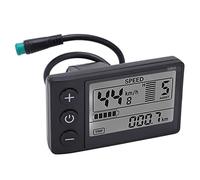 LCD Display Meter S866 Display Meter 24V 36V 48V Control Panel with Waterproof Plug Electric Bike LCD Display Display 24V 36V 48V