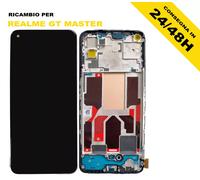 LCD DISPLAY OLED PER REALME GT MASTER RMX3363 RMX3360 CON FRAME VETRO SCHERMO