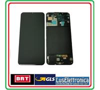 LCD DISPLAY ORIGINALE SAMSUNG A50 SM-A505 COLORE NERO BLACK